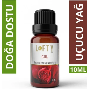 Gül Uçucu Yağ Buhurdanlık Esansı Konsantre Oda Kokusu Uçucu Esans Buhur Yağı 10 ml