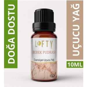 Bebek Pudrası Uçucu Yağ Buhurdanlık Esansı Oda Kokusu 10 ml