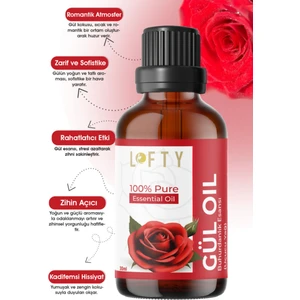 Gül  Uçucu Yağ  Buhurdanlık Esansı Konsantre Oda Kokusu  Esans Buhur Yağı 30ML