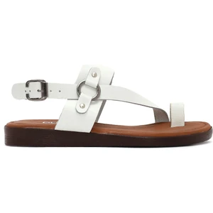 Kadın Taba Parmak Arası Deri Bodrum Sandalet 25SFD331218
