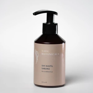 Sade Botanicals Sıvı Kastil Sabunu - Itır & Biberiye 250 ml Vegan Zeytinyağlı El Vücut Duş Sabunu