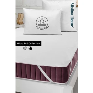 Micro Classic Sıvı Su Geçirmez Köşe Lastikli Ped Tek Çift Kişilik Bebek Çocuk Yatak Koruyucu Alezi 70x140 cm