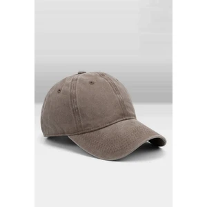 Erkek Eskitme Şapka Yazlık Outdoor Kep Kasket-Kahve
