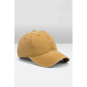 Erkek Eskitme Şapka Yazlık Outdoor Kep Kasket-Hardal
