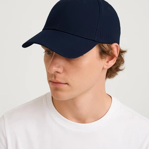 SF Collection Lacivert Spor Ayarlanabilir Pamuklu Cap Şapka
