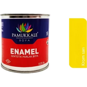Enamel Sentetik Yağlı Boya 250 Gr.  Krom Sarı
