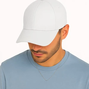 SF Collection Beyaz Spor Ayarlanabilir Pamuklu Cap Şapka