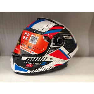 Kask mt Thunder 4 Sv Luminence A7 Mat Beyaz/mavi