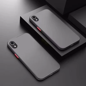 M.TK Moveteck Apple iPhone x / Xs Kılıf Mat Parmak Izi Yapmaz Kamera Korumalı Renkli Tuşlu Buzlu Silikon Kapak Logo Gösterir