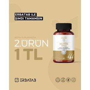 Biotin (Çinko Çörekotu Civan Perçemi At Kuyruğu Isırgan Ekstresi) 60 Kapsül