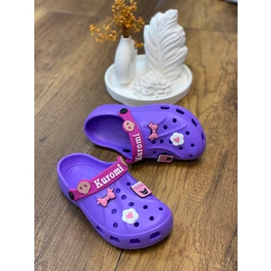 Çocukça Moda Kuromi My Melodi Kız Çocuk Kaymaz Taban Terlik Günlük Havuz Plaj Sandaleti