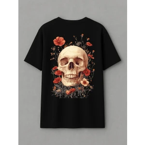 Floral Skull - Oversize T-Shirt