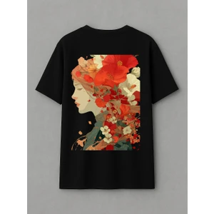 Floral Face - Oversize T-Shirt