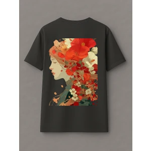 Floral Face - Oversize T-Shirt