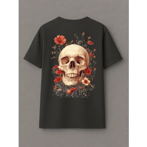 Floral Skull - Oversize T-Shirt