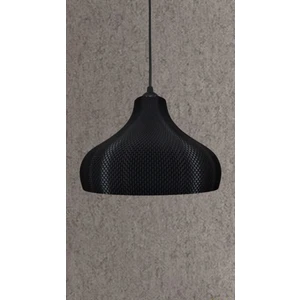 Leila Siyah Avize Yatak Odası, Mutfak, Oturma Odası Tasarım Tekli Sarkıt Avize (Plastik) E27