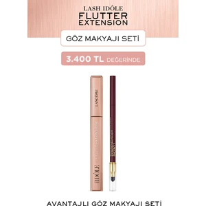 Lash Idôle Flutter Extension Uzun Görünüm Veren Maskara & Göz Kalemi Makyaj Set