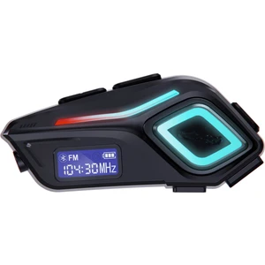 K08 Motosiklet Kask Kulaklık LED Işıklı, Fm Radyolu Uzun Pil Ömrü