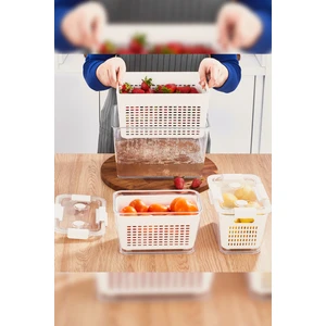 Selka Home Lavin 7 Lt Çok Amaçlı Saklama Kabı Açık Gri Plastik Tasarım