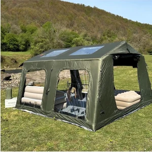 Galaksi Serisi 13.68 Metrekare Otomatik Şişme Çadır 380*360*220CM-Şeffaf Pencereli ve Kapılı