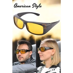 Winwinstore Güvenli Gece Sürüş Görüş Gözlüğü Sis Far Işık Önleyici Anti-Fog Gözlük