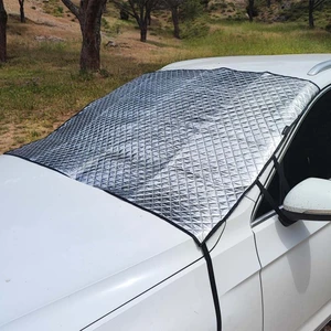 Ön Cam Dış Güneşlik ve Kar Buz Koruma Örtüsü - Sedan - Hb - Suv ve Pick-Up Araçlara Uyumlu