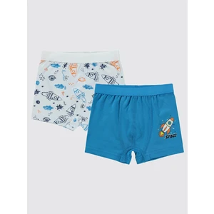 Civil Boys Erkek Çocuk 2'li Boxer Set 2-10 Yaş Standart