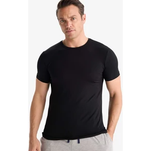 Premium Slim Fit Dar Kesim Bisiklet Yaka Modal Üst Z8085AZ25SM