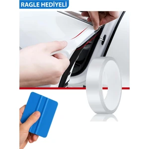Özgürceseç Araç Kapı Eşik Kaput Çizik Önleyici Şeffaf Koruma Folyosu - Ragle Hediyeli