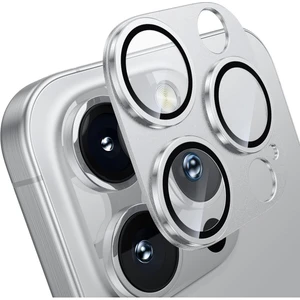 Apple iPhone 16 Pro & Apple iPhone 16 Pro Max Uyumlu Çerçeveli Tam Koruma Kamera Lens Koruyucu