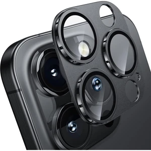 Apple iPhone 16 Pro & Apple iPhone 16 Pro Max Uyumlu Çerçeveli Tam Koruma Kamera Lens Koruyucu