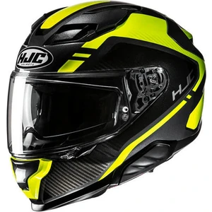 F71 Tozz MC3H Kapalı Motosiklet Kaskı Siyah Neon Sarı
