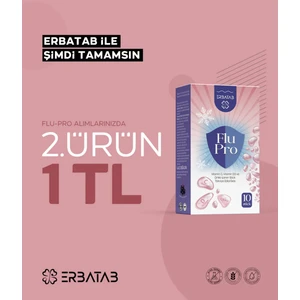 Flu-Pro Vitamin C Vitamin D3  Çinko ve Karamürver Ekstresi 10 Stick