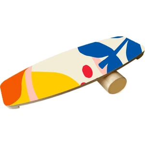 Ahşap Baskılı Denge Tahtası Rocket Balance Board Rocket Gym Board