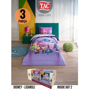 Inside Out 2 Disney Tek Kişili Nevresim Takımı