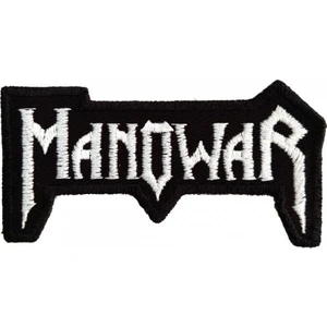Manowar Beyaz Yazı Patch Yama Nakış