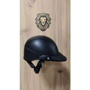 -Leos Motor-Jokey Kask-Camsız Model-Siyah Renk-Yerli Üretim-