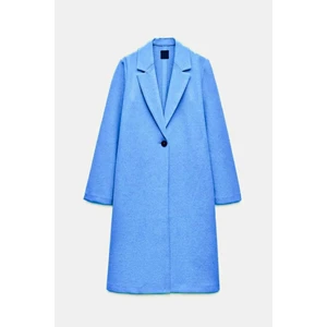 Mary & Mary Tek Düğmeli Yumuşak Dokulu Kaban