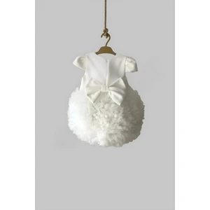 Kız Bebek Tütü Etekli Kabarık Kısa Kol Elbise Ketbaby HPN006