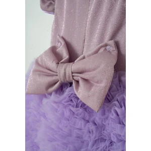 Kız Bebek Tütü Etekli Kabarık Kısa Kol Elbise Ketbaby HPN006