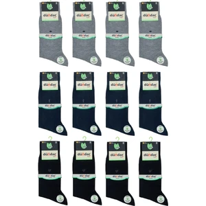 Yazlık Ince Bambu Erkek Çorap 12'li 40-44