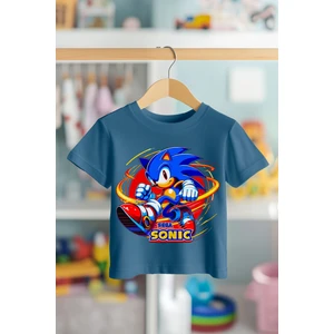 Book OrBook Sonic Sega  Pamuk Premium Kalite Çocuk Tişörtü