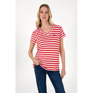 U.s. Polo Assn. Kadın Kırmızı Tişört 50305902-VR030