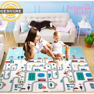İnfant Hobby My World Premium Katlanabilir Oyun Matı 160x180x1 Cm (ÖZEL KORUYUCU KENAR BİYELİ)