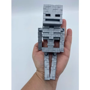 Minecraft Hareketli Iskelet Anahtarlık 17 cm Büyük Boy