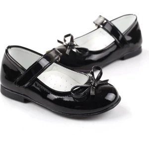 ORTAÇ-2079 Kız Bebek Balerin Rugan Babet Ayakkabı