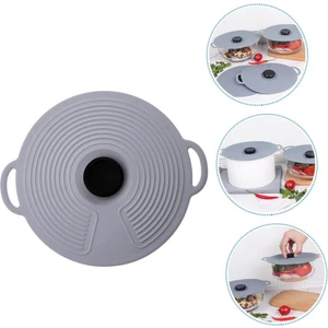 Silikon Isı Koruyucu Tencere ve Tava Kapağı - Koku Sızdırmaz 20 cm - Okaliptus