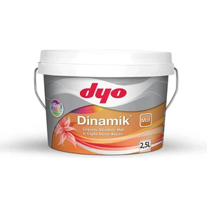 2,5lt Dinamik Mat Silikonlu Silinebilir Iç Cephe Duvar Boyası (8565)