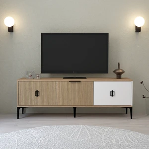 3502 Neva Tv Ünitesi 150  cm  3 Kapaklı Beyaz - Yunus - Sepet