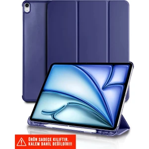 Nezih Case Apple iPad 10.nesil 10.9” 2022 / 11. Nesil 11” 2025 Uyumlu Kalem Bölmeli Standlı Akıllı Kılıf